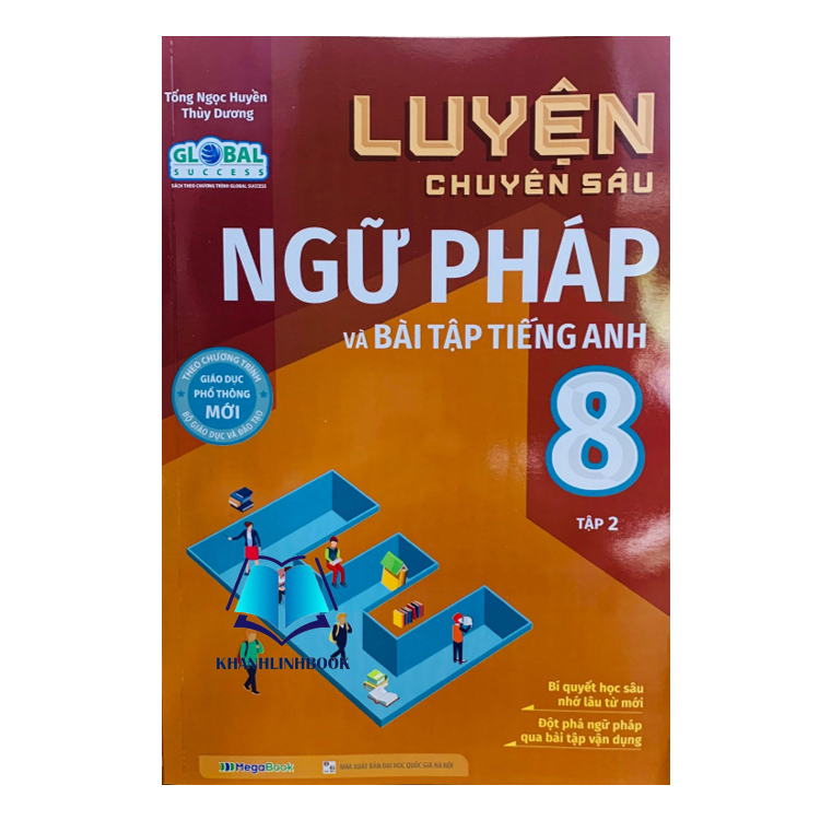 Sách Luyện chuyên sâu ngữ pháp và bài tập tiếng Anh 8 tập 2
