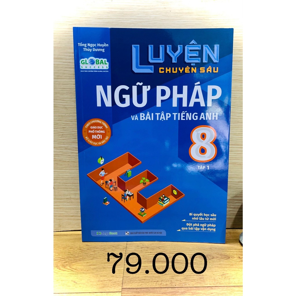 Sách - Combo Luyện Chuyên Sâu Ngữ Pháp Và Bài Tập Tiếng Anh 8