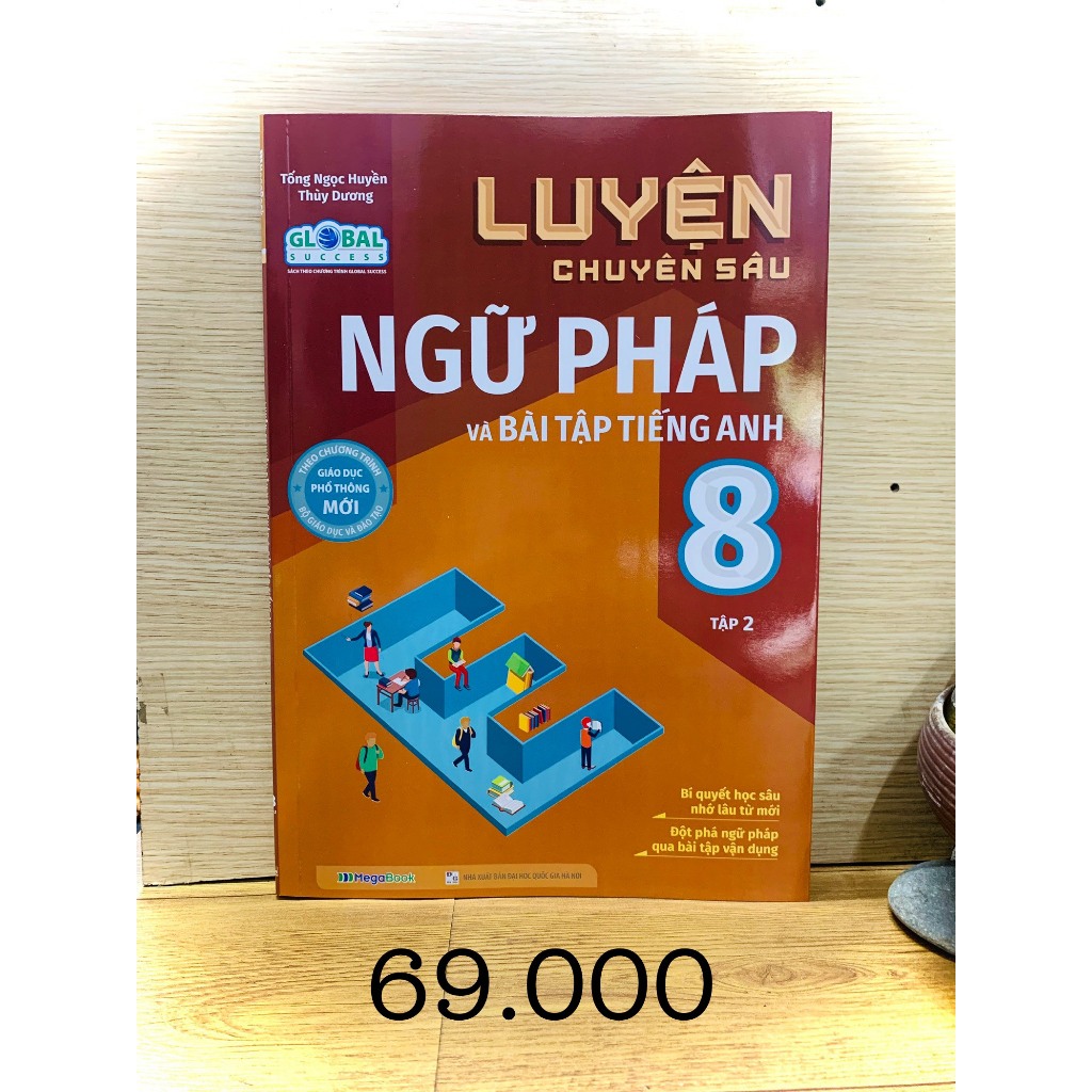 Sách - Combo Luyện Chuyên Sâu Ngữ Pháp Và Bài Tập Tiếng Anh 8