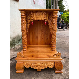 Bàn thờ thần tài ông địa xoan 42x68 cm và 48x68 cm,56x81 cm