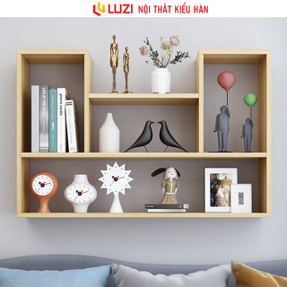 Kệ sách treo tường kệ sách gỗ hình chữ U hiện đại thương hiệu LUZI - ZP14