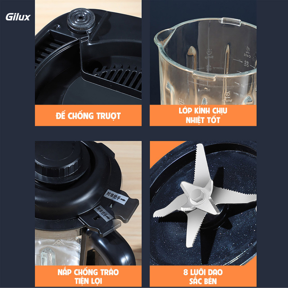 Mày làm sữa hạt CUDL Máy làm sữa hạt, xay nấu đa năng xay sinh tố