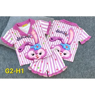 MÃ G2 SIZE 8_20KG PIZAMA ĐÙI BÉ GÁI THUN LẠNH 3D