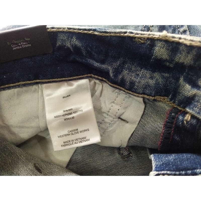 Quần jean nam xuất khẩu Silver