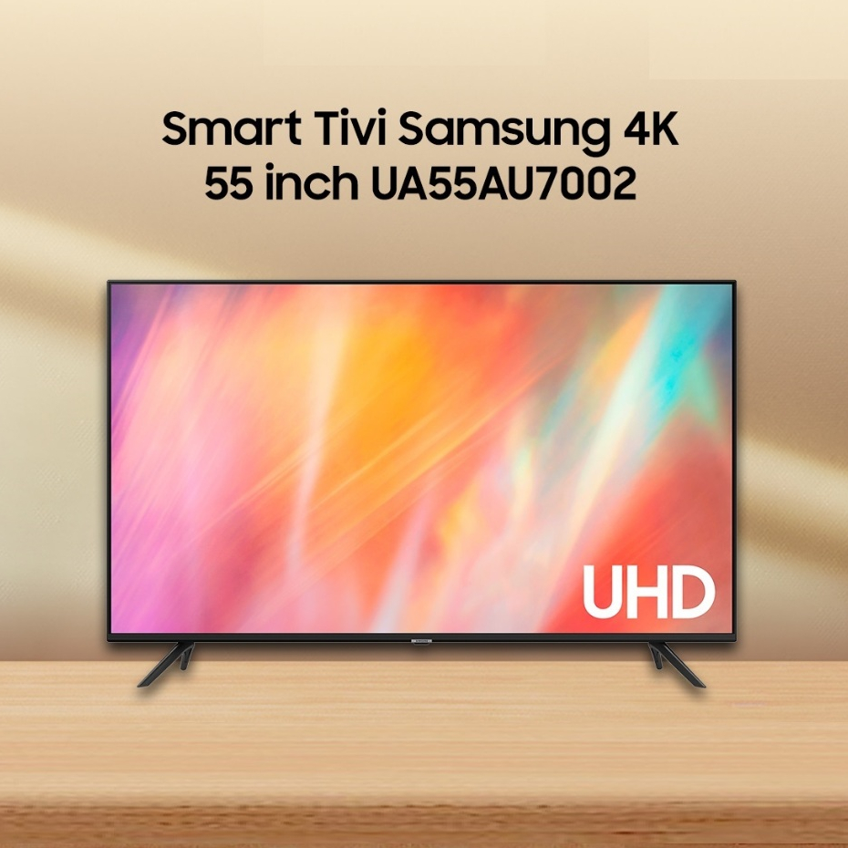 Smart Tivi Samsung 4K 55 inch UA55AU7002 - Dienmaykhore