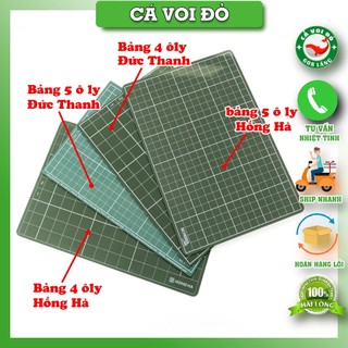 Bảng đen viết phấn có kẻ ô 4 ôly / bảng đen 5 ôly Đức Thanh