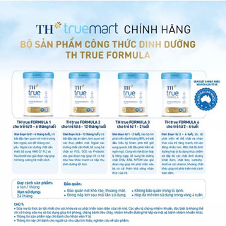 [Mua 2 + 1] Combo 2 lon sữa TH True FORMULA số 1 800g (HSD 30/05/25)