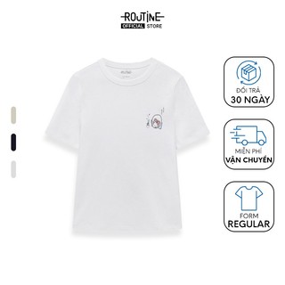 Áo Thun Nữ Tay Ngắn In Họa Tiết Form Regular - Routine 10F22TSSW010