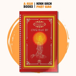 Sách - Vở chép Kinh Chú Đại Bi, sổ chép kinh Chú Đại Bi in chữ mờ loại cao cấp dày dặn - Anan Books