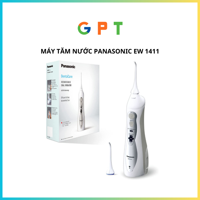 Máy Tăm Nước Panasonic EW1411 - 4 Cấp Độ - Chống Nước Chuẩn IPX7 - Bảo Hành 12 Tháng