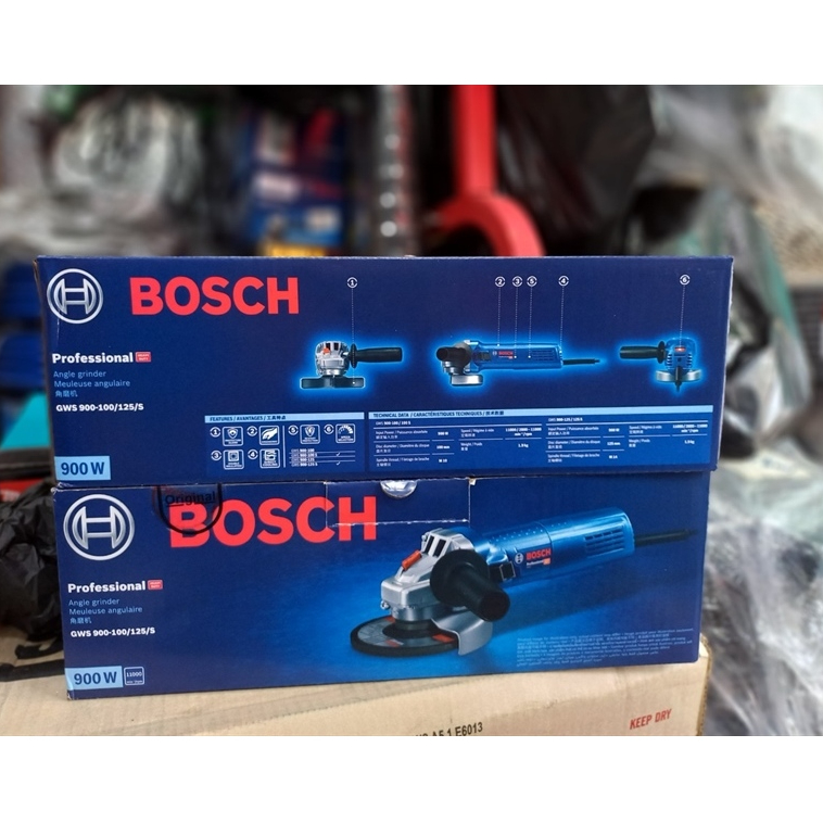 Máy mài BOSCH GWS900-100S ( 100mm ) 900W công tắc trượt (chỉnh tốc)