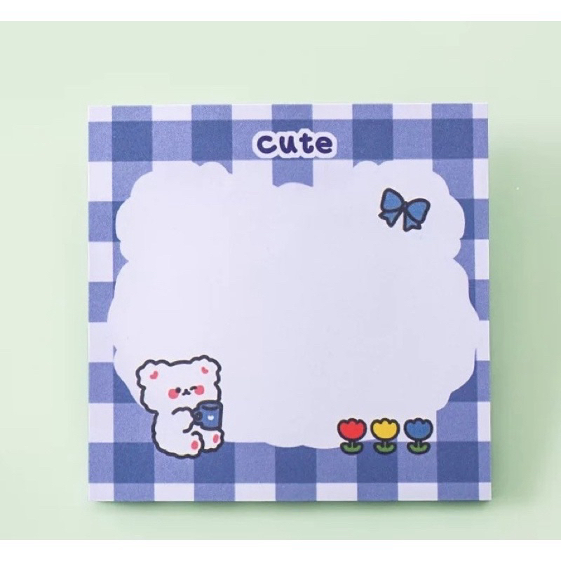 Giấy Note kute loại vuông 20 tờ