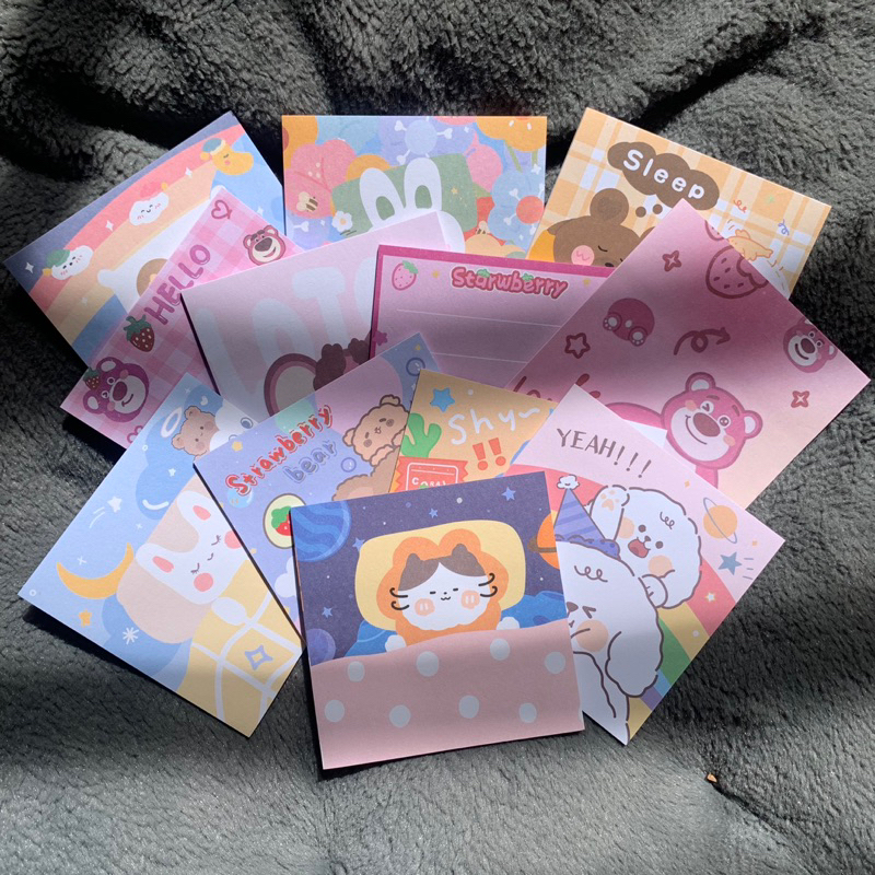 Giấy Note kute loại vuông 20 tờ