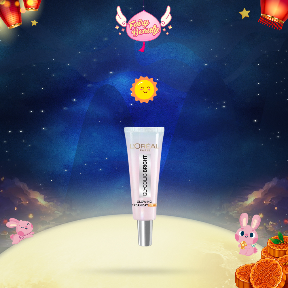 Kem Dưỡng Ban Ngày AHA Giúp Sáng Da, Mờ Thâm Nám Và Cấp Ẩm Mềm Mịn Glycolic Bright SPF 17