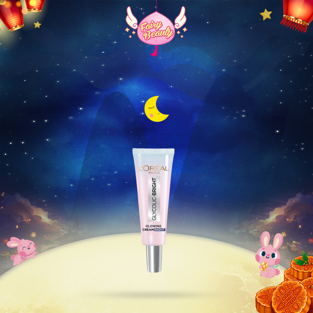 Kem Dưỡng Ban Đêm AHA Giúp Mờ Thâm Nám Và Cấp Ẩm Tối Ưu Glycolic Bright Glowing Cream Night 7.5ml