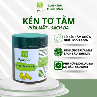 Kén Tơ Tằm Rửa Mặt Handmade Hapuganic Làm Sạch Sâu Ngừa Mụn Trắng Da