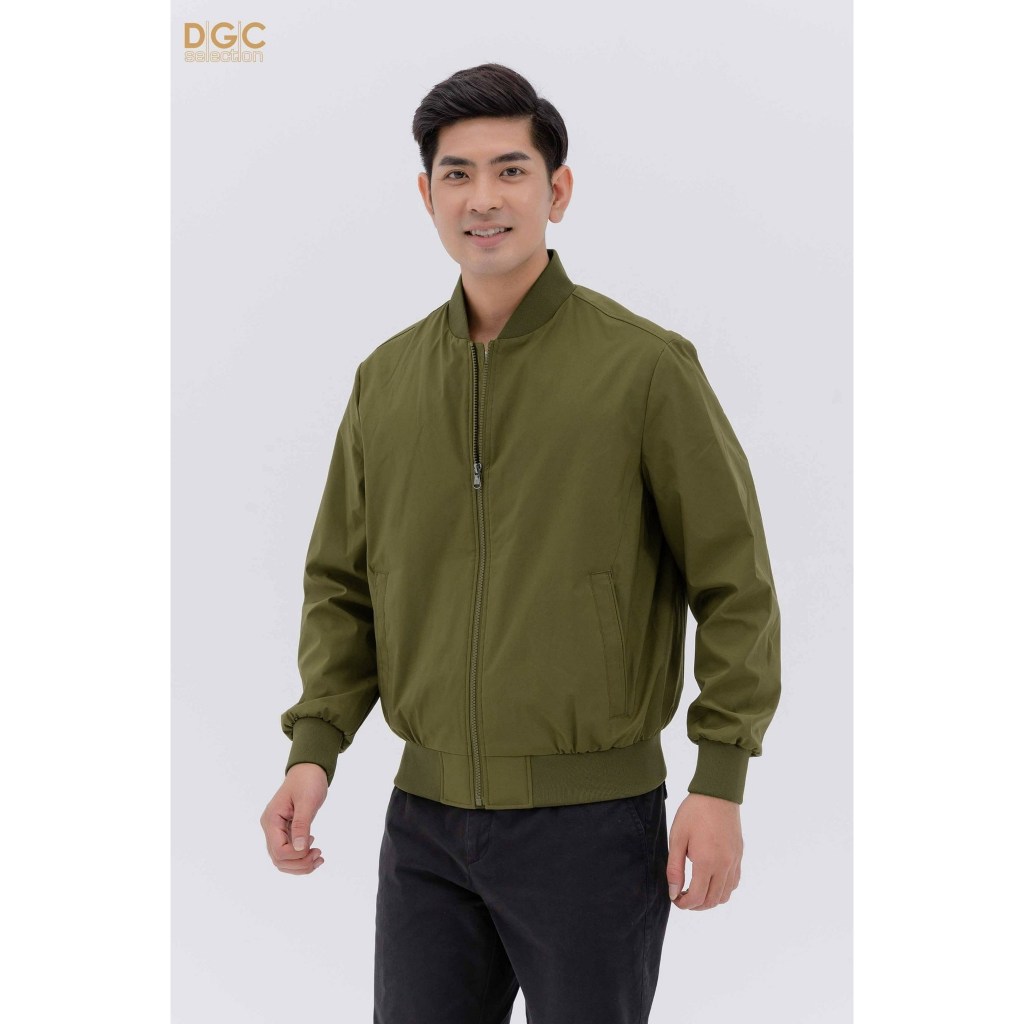 Áo khoác nam  bomber 2 lớp cao cấp DGCs - Vải gió chống thấm nước, chống bụi bẩn - WAJKBC06M
