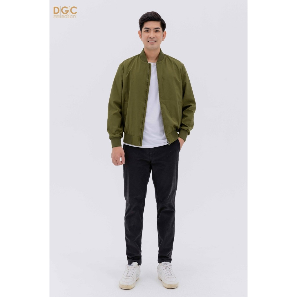 Áo khoác nam  bomber 2 lớp cao cấp DGCs - Vải gió chống thấm nước, chống bụi bẩn - WAJKBC06M