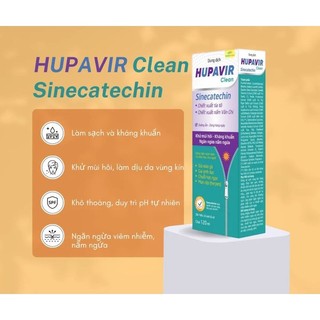 Dung dịch vệ sinh Hupavir Sinecatechin Clean 120ml chính hãng