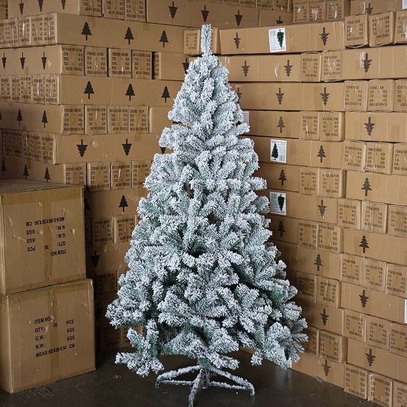 Cây Thông Noel Phủ Tuyết, Cây Thông Phủ Tuyết Trang Trí Noel Giáng Sinh 1m5, 1m8 Hàng Việt Nam