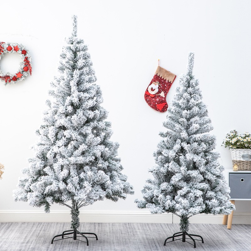 Cây Thông Noel Phủ Tuyết, Cây Thông Phủ Tuyết Trang Trí Noel Giáng Sinh 1m5, 1m8 Hàng Việt Nam