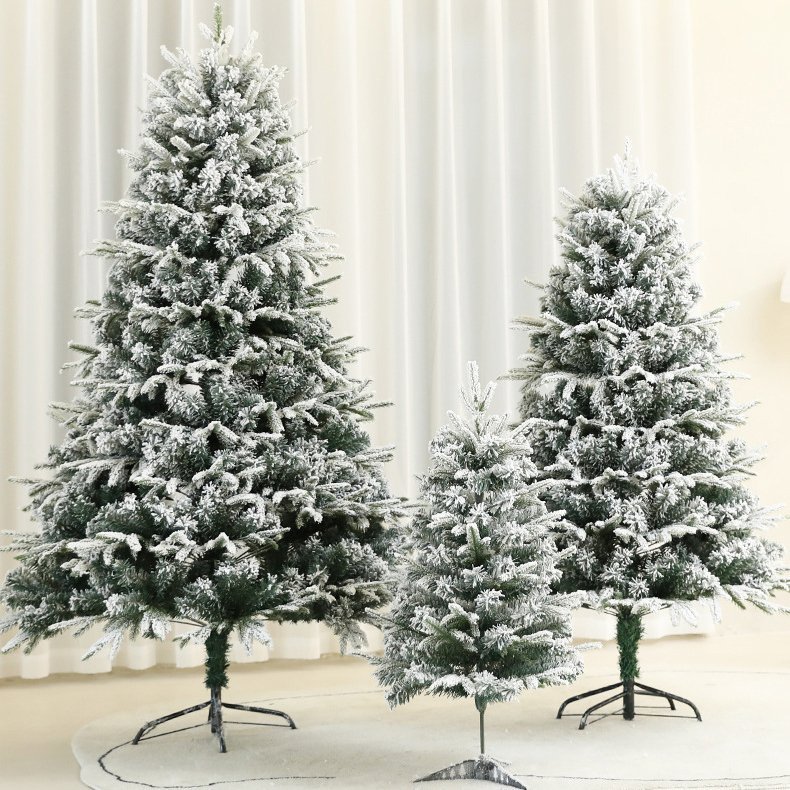 Cây Thông Noel Phủ Tuyết, Cây Thông Phủ Tuyết Trang Trí Noel Giáng Sinh 1m5, 1m8 Hàng Việt Nam