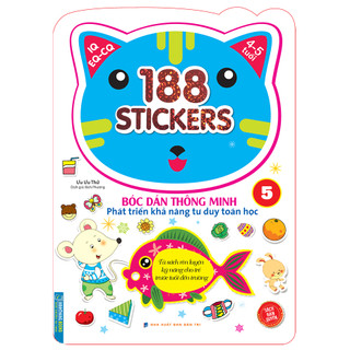 Sách - Bóc dán hình thông minh phát triển khả năng tư duy toán học IQ EQ CQ - 188 sticker