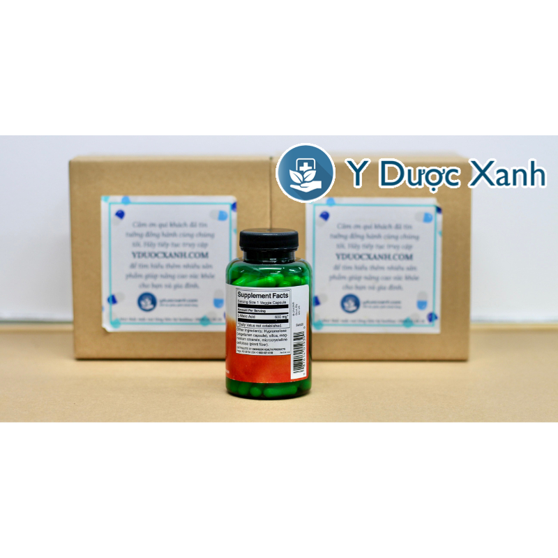 SWANSON MALIC ACID, 100 viên, Hỗ trợ cung cấp năng lượng cho người lớn