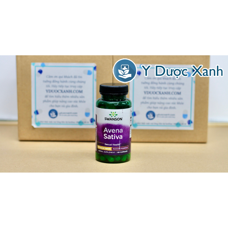 SWANSON AVENA SATIVA, 60 viên, Hỗ trợ sức khỏe sinh lý cho người lớn