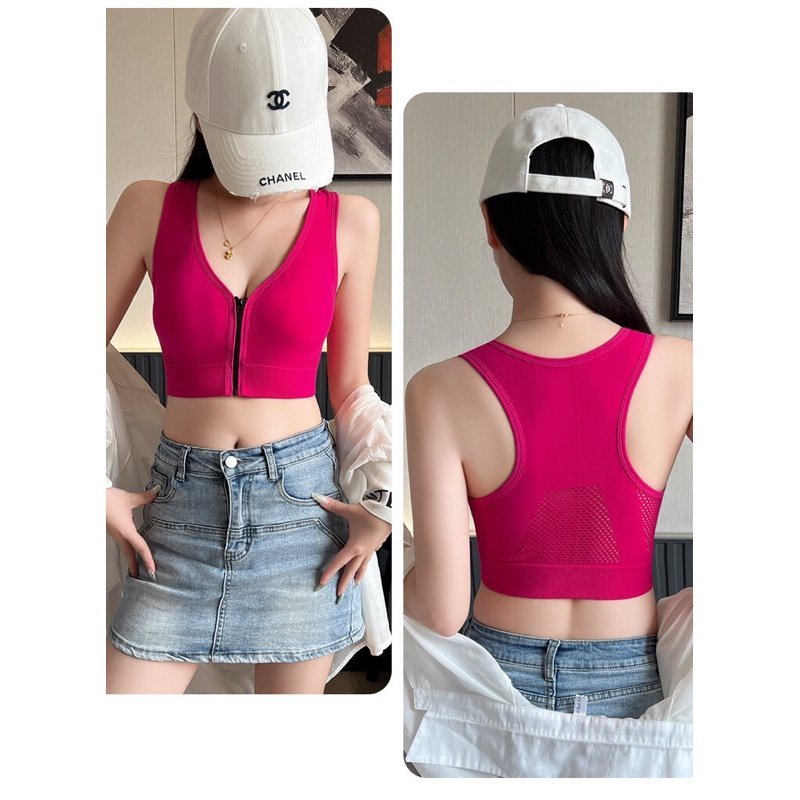 Bra thể thao LULY SPORT chất cotton co giãn tốt freesize cho