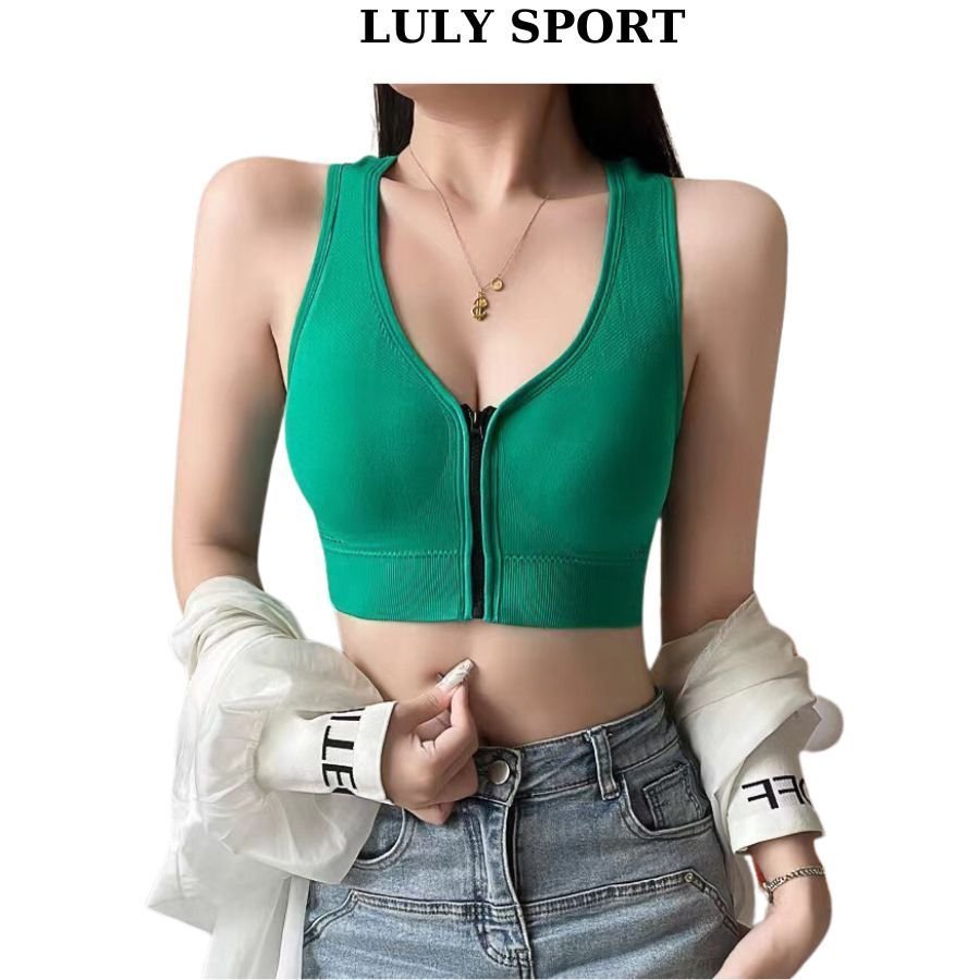 Bra thể thao LULY SPORT chất cotton co giãn tốt freesize cho