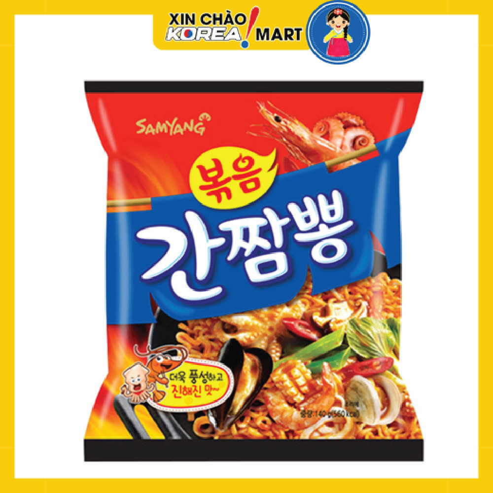 Mì xào Samyang Jambong bịch 140g | 삼양 볶음간짬뽕 140g