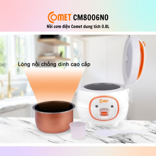 [HỎA TỐC] Nồi Cơm Điện Comet CM8006 (Dung tích 0.8L) - Chính hãng