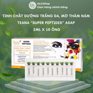 [Chính Hãng] Serum TEANA Super Peptides Asap Skin Tone Correction Dưỡng Trắng Da Mờ Thâm Nám 20ml