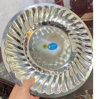 Dĩa Inox Tròn xoắn đường kính 34cm