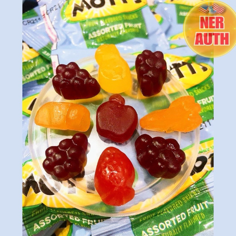 Kẹo dẻo mềm trái cây tươi Mott’s Assorted Fruit Flavored Snacks thùng 2.04kg 90 gói của Mỹ
