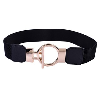 Đai váy liền, đai đầm liền, áo sơ mi, jumpsuit bản rộng, chất liệu chun co giãn, khóa tròn cài W79