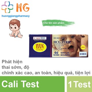 Que thử thai Cali Test đạt chuẩn xuất Châu Âu chính xác Mọi Thời Điểm Trong Ngày Chính Xác 99% Hộp 1 Que