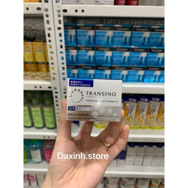 Kem Dưỡng Trắng Da, Mờ Thâm Nám Ban Đêm Transino Whitening Repair Cream EX 35g Nhật Bản