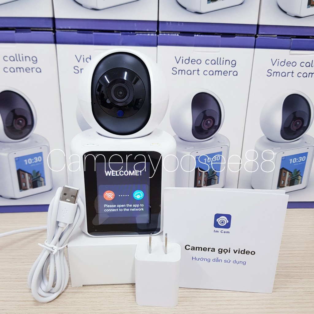 (Mẫu mới) BẢO HÀNH 1 NĂM - CAMERA WIFI IMCAM VIDEO CALL TIỆN DỤNG ( 2 IN 1 ) , ĐÀM THOẠI 2 CHIỀU , PHÁT HIỆN CHUYỂN ĐỘNG | BigBuy360 - bigbuy360.vn