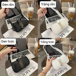 Túi kẹp nách, túi đeo vai tang treo da rắn và da trơn thời trang