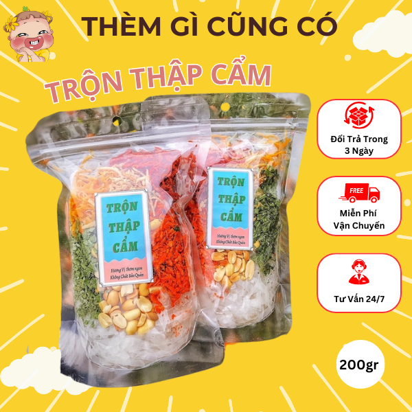 Bánh Tráng Trộn thập cẩm