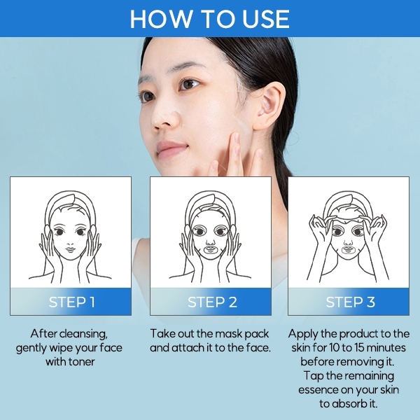 Mặt Nạ Cấp Ẩm Chuyên Sâu và Cải Thiện Nếp Nhăn Wonjin Effect Hydro Rise Hyaluronic Mask 30g - HYDRO RISE