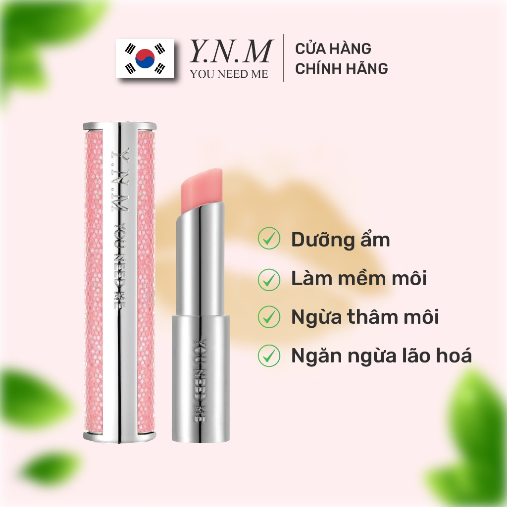 Son dưỡng môi Mềm Môi, Hết Thâm Có Màu Hồng Nhạt YNM Candy Honey Light Pink Lip Blam 3g