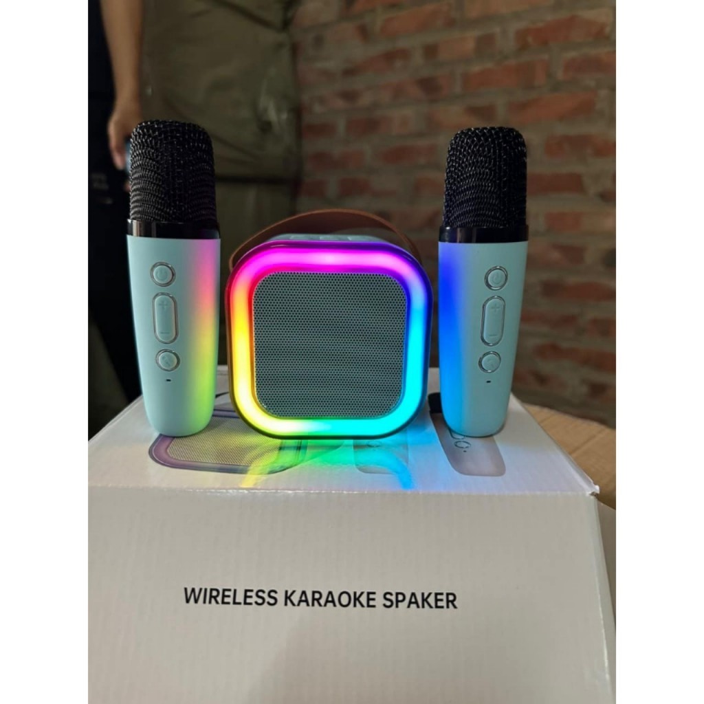 Loa Bluetooth Không Dây Cầm Tay K12 Kinyo Nghe Nhạc Hát Karaoke Thiết Kế Sang Trọng - Bh 1T