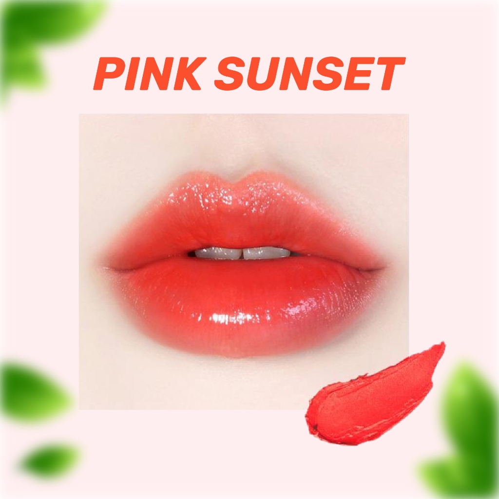 Son Dưỡng Lì Có Màu YNM Candy Pop Glow Melting Balm Pink Sunset 3g/ Đỏ Hồng