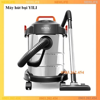 Máy hút thổi bụi công nghiệp YILI, hút khô, ướt, thổi, công suất 1200w, dung tích 12l - Kèm video và ảnh thật