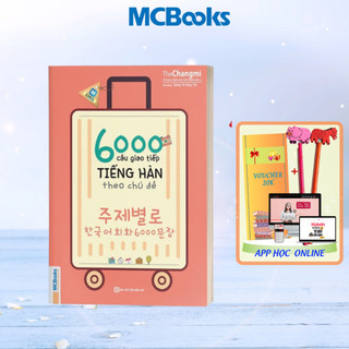 Sách - 6000 câu giao tiếp tiếng hàn theo chủ đề -mcbooks