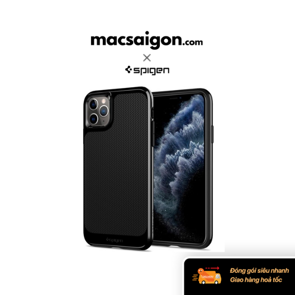 Ốp lưng iPhone 11 Pro Spigen Neo Hybrid - Màu đen