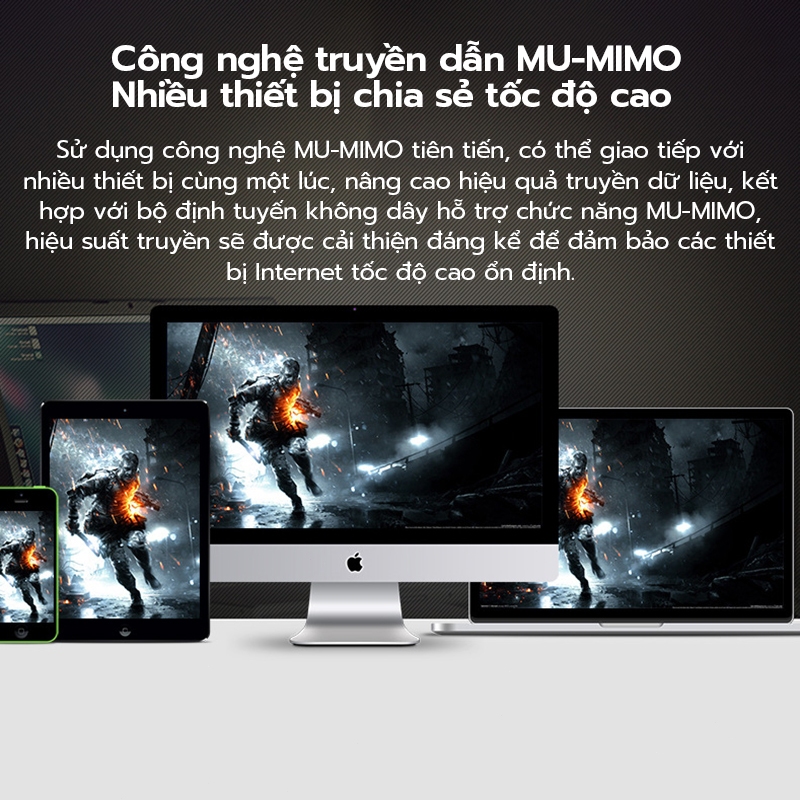 Bộ Phát Wifi MK1200 Băng Tần Kép Chuẩn AC 1000Mbps 5G